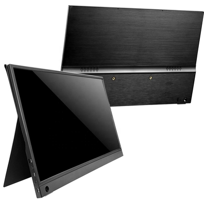 شاشة محمولة للكمبيوتر المحمول 13.3 بوصة،FHD 1080P USB C مراقبة السفر الخارجية للكمبيوتر، شاشة عرض ثانية مع كيك ستاند