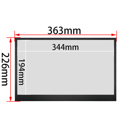 15.6 بوصة شاشة HDMI LCD المحمولة شاشة HD دقة 1920 * 1080 نقطة لمراقبة الأمن التحكم الصناعي