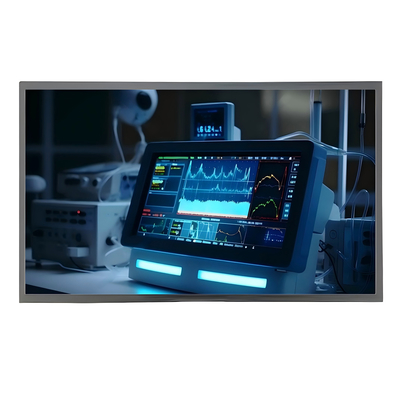 شاشة LCD TFT صناعية قطرية 21.5 بوصة بدقة FHD وسطوع 500 شمعة/متر مربع ونطاق درجة حرارة واسع -30 درجة مئوية - 80 درجة مئوية