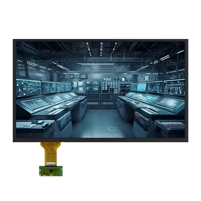 وحدة شاشة LCD TFT صناعية قطرية 13.3 بوصة بدقة Full HD 1080p وسطوع 1000nits، واجهة لمس سعوية eDP