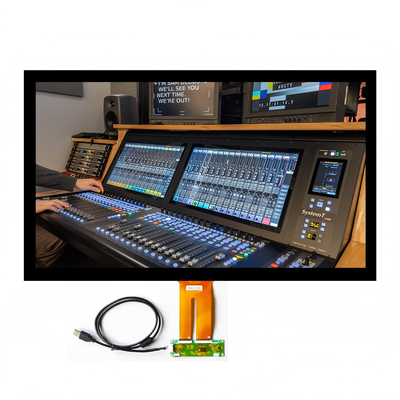 شاشة TFT صناعية مقاس 21.5 بوصة مع لمس 10 نقاط | Full HD 1920x1080 | واجهة LVDS مزدوجة | ضمان لمدة عامين