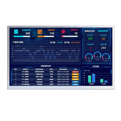 وحدة شاشة LCD TFT مقاس 17.3 بوصة بدرجة صناعية عالية السطوع بدقة Full HD، سطوع 800 شمعة، 1920x1080، LVDS مزدوج القناة، متوافقة مع RoHS