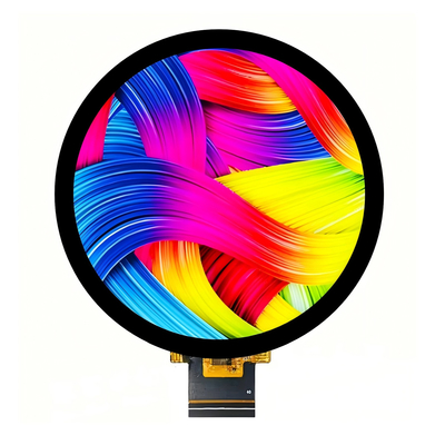 شاشة LCD TFT دائرية مقاس 2.8 بوصة IPS 480x480 مع شاشة لمس، وحدة عرض ST7701S، درجة حرارة تشغيل صناعية -20 درجة مئوية إلى 70 درجة مئوية