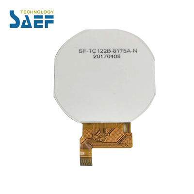 شاشة LCD دائرية صغيرة ، وحدة LCD مستديرة واجهة Spi MCU 1.22 بوصة