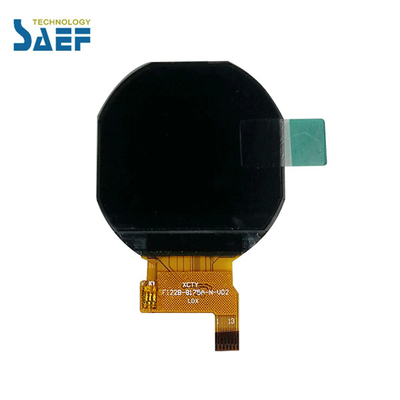 شاشة LCD دائرية صغيرة ، وحدة LCD مستديرة واجهة Spi MCU 1.22 بوصة