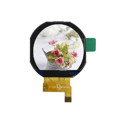 شاشة LCD دائرية صغيرة ، وحدة LCD مستديرة واجهة Spi MCU 1.22 بوصة