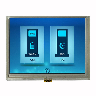 40 دبوس لون 5.6 بوصة شاشة TFT LCD RGB مع لوحة تعمل باللمس مقاومة