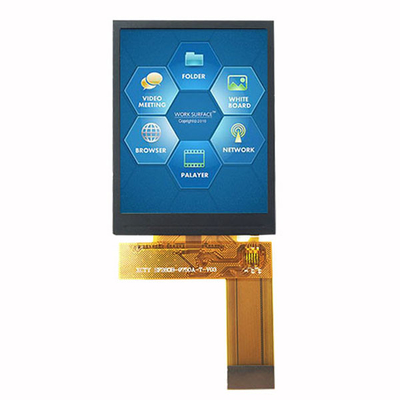 شاشة TFT LCD 2.8 بوصة بزاوية عرض كاملة 240x320 IPS Type Tft Lcd مع واجهة MCU / SPI / RGB