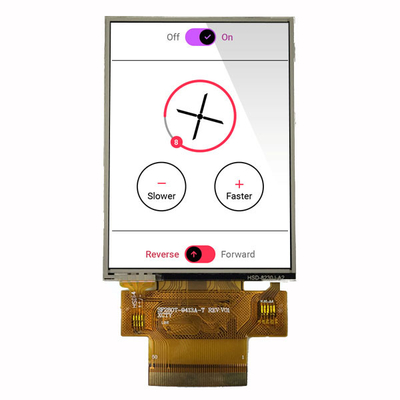 شاشة TFT LCD 2.8 بوصة تعمل باللمس شاشة عرض 240x320 مع ILI9341 IC وواجهة RGB / MCU
