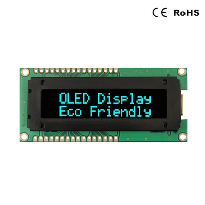 حرف 16x2 OLED وحدة العرض أزرق أخضر أبيض أحمر اللون