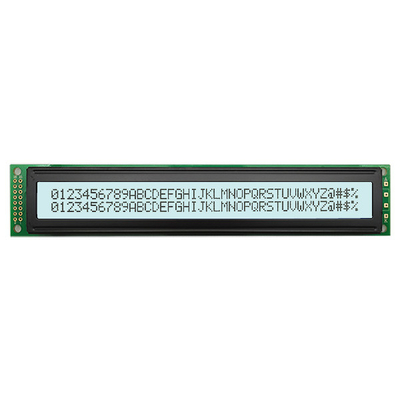 وحدات عرض أحرف LCD مقاس 40 × 2 4002 أحادية اللون COB LCM 16 دبوس 8 بت