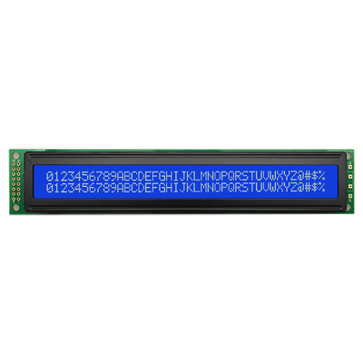وحدات عرض أحرف LCD مقاس 40 × 2 4002 أحادية اللون COB LCM 16 دبوس 8 بت