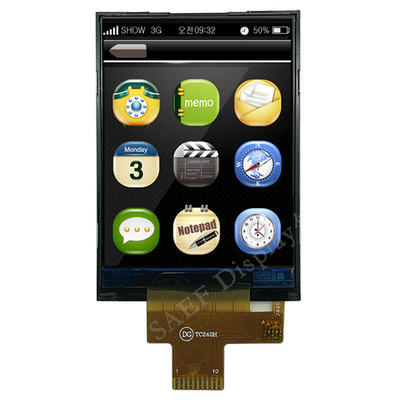 شاشة LCD TFT 240x320 2.4 بوصة، شاشة QVGA TFT LCD، SPI MCU 2.4 بوصة