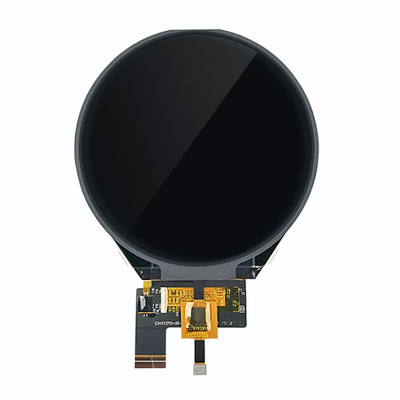 وحدة شاشة TFT LCD مقاس 3.4 بوصة دائرية الشكل 800 × 800 IPS واجهة MIPI بزاوية عرض كاملة مع وحدة عرض CTP TFT LCD