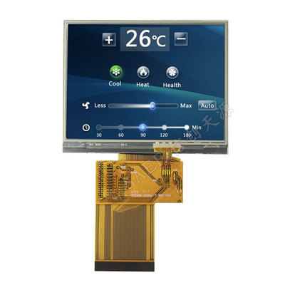 واجهة RGB 3.5 بوصة شاشة TFT LCD 320x240 QVGA نوع أفقي