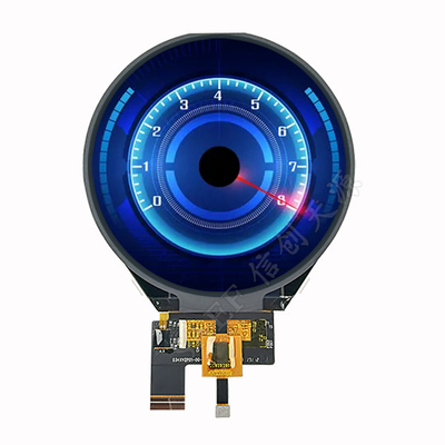 شاشة LCD دائرية مقاس 800x800 IPS ، واجهة MIPI TFT LCD بحجم 3.4 بوصة مع CTP