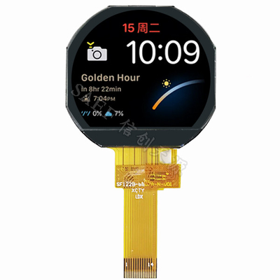 1.22 "شاشة TFT LCD 240x204 نقطة شكل دائري IPS زاوية عرض كاملة واجهة SPI شاشة TFT LCD