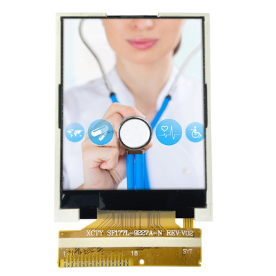 1.77 بوصة TFT LCD تعمل باللمس 128x160 مع واجهة SPI OEM للطب