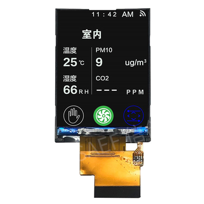 2.4 بوصة 240×320 بكسل شاشة TFT LCD، شاشة TFT LCD الصين مصنع 2.4 بوصة