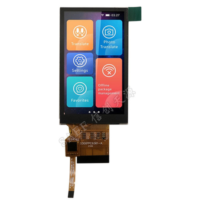 3 "بوصة 240x400 TFT LCD تعمل باللمس S6D04D1 MCU 8 بت واجهة 16 بت 40 دبوس مع شاشة تعمل باللمس بالسعة PCAP