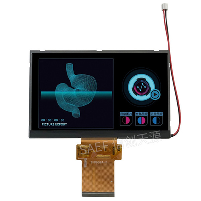 شاشة لمس أفقية FHD LCD TFT 60 Pin 5.7 بوصة واجهة LVDS