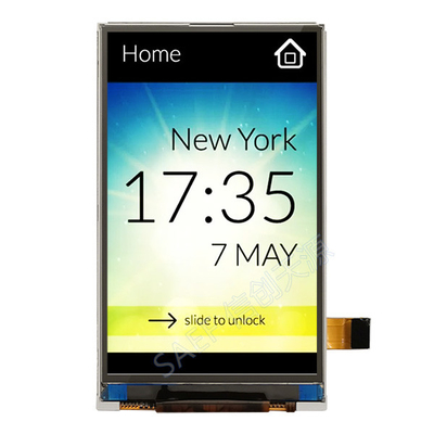 HX8369 شاشة عرض TFT LCD 3.7 بوصة 480x800 IPS للأجهزة الذكية شاشة أمامية