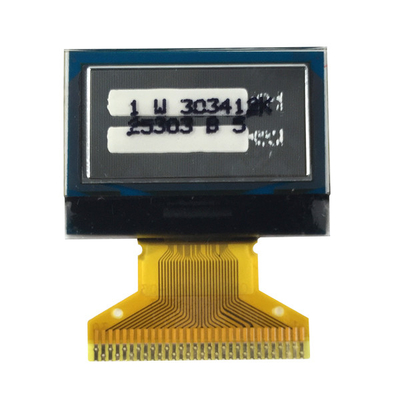 عرض سلبي OLED 128x64 0.96 بوصة رسومات SSD1306 شاشة أمامية بيضاء