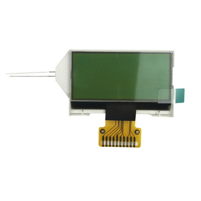 واجهة SPI 128x64 COG LCD وحدة لون خلفية خضراء صفراء