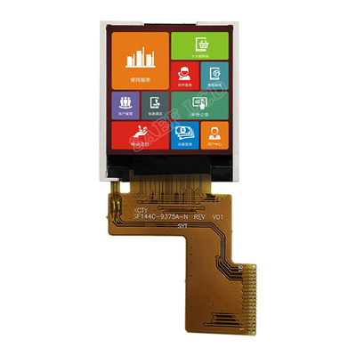 18 دبوس 1.44 بوصة مربع TFT شاشة LCD، 128x128 شاشة LCD MCU 8bits واجهة