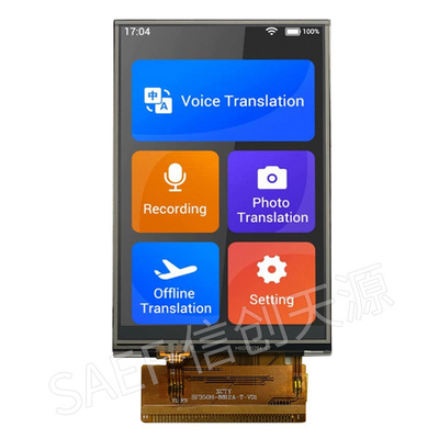 3.5 بوصة لمسة TFT شاشة LCD HVGA TN نوع 320X480 MCU واجهة 16 بت