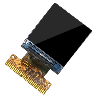 شاشة LCD مربعة مقاس 0.85 بوصة بواجهة 128x128 IPS MCU مع إضاءة خلفية LED بيضاء