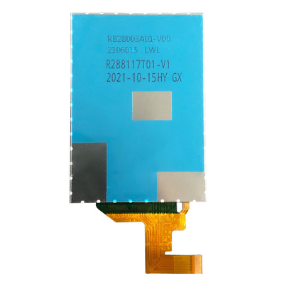 480x640 VGA TFT LCD شاشة تعمل باللمس 2.88 بوصة مع 2 لين واجهة MIPI 21 دبابيس