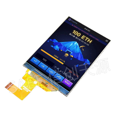 وحدة عرض IPS مقاس 2.88 بوصة ، شاشة LCD VGA 480x640 مزودة بواجهة MIPI 2 حارة ، 21 دبوسًا