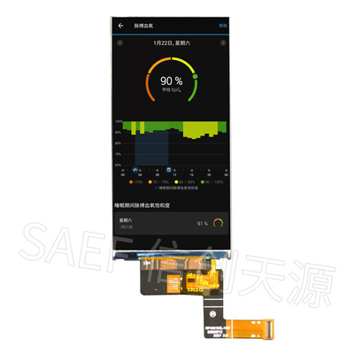 30 دبوس شاشة تعمل باللمس LCD الطبية TFT 4 بوصة 540x1080 مع واجهة MIPI