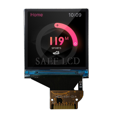 شاشة IPS TFT LCD صغيرة 1.3 بوصة بوصة 240 × 240 زاوية عرض خالية من النوع المربع