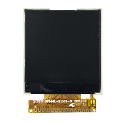 شاشة شاشة LCD صغيرة مربعة، شاشة TFT LCD 1.44 بوصة 128x128 مع واجهة MUC 8bit