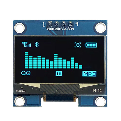 مصفوفة سلبية 1.3 بوصة شاشة I2C OLED 128x64 COG PCB 4 دبابيس