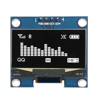 مصفوفة سلبية 1.3 بوصة شاشة I2C OLED 128x64 COG PCB 4 دبابيس