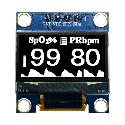 0.96 بوصة 128x64 نقطة مصفوفة OLED شاشة وحدة 4-البين واجهة I2C
