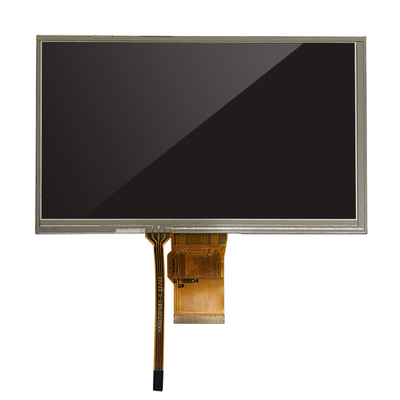 شاشة TFT LCD مقاس 7 بوصة 800 × 480 نقطة واجهة RGB 24 بت مع لوحة لمس مقاومة