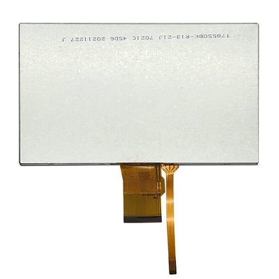 شاشة TFT LCD مقاس 7 بوصة 800 × 480 نقطة واجهة RGB 24 بت مع لوحة لمس مقاومة