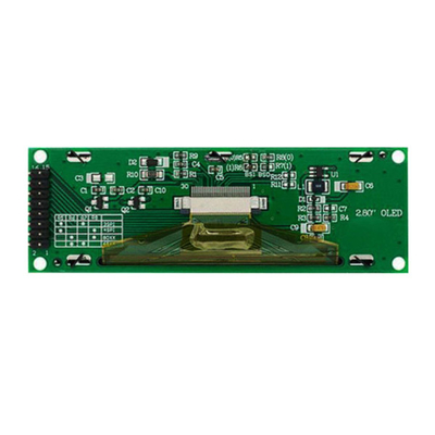 شاشة OLED مقاس 2.8 بوصة مقاس 256 × 64 بوصة مزودة بواجهة SPI 6800 8080 مقاس 16 شاشة ذات مقياس رمادي