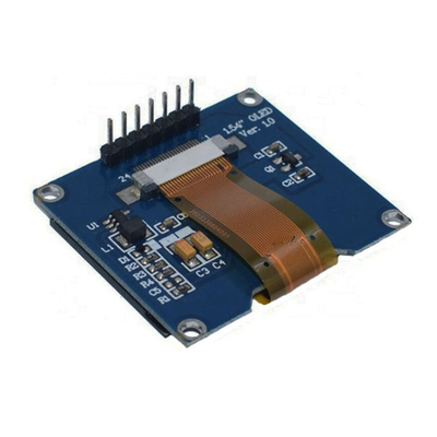 1وحدة عرض OLED بطول 54 بوصة 128x64 دقة واجهة SPI عالية التباين استهلاك الطاقة المنخفض