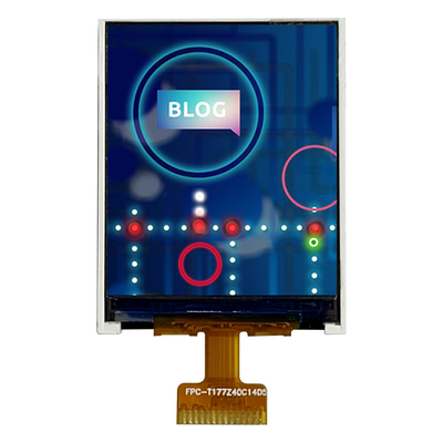 1.77' TFT شاشة LCD SPI واجهة W / سطح مضاد للوهج، 128x160، شاشة لمسة اختيارية