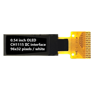 0.54 بوصة I2C شاشات OLED 96x32 بكسل 60cd / M2 جميع زوايا المشاهدة