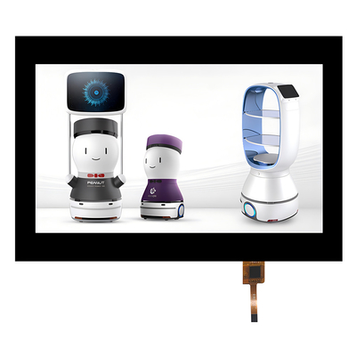 واجهة MIPI 7 بوصة TFT LCD تعمل باللمس 1024x600 IPS زاوية مشاهدة كاملة مع CTP