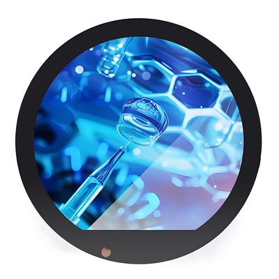 OEM 3.6 بوصة موديل شاشة LCD TFT مستديرة مع 544 * 506 وضوح واجهة RGB