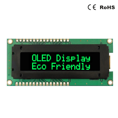 حرف 16x2 OLED وحدة العرض أزرق أخضر أبيض أحمر اللون