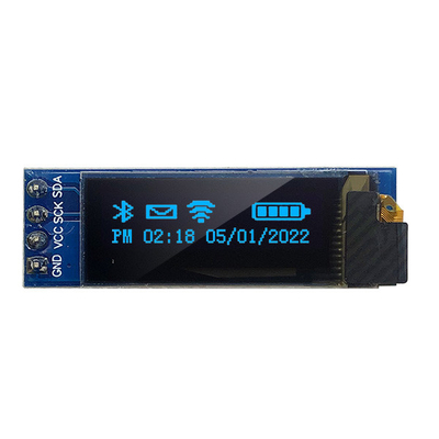 3V 5V 128x32 OLED وحدة العرض 0.91 بوصة 4 دبابيس مع SSD1306 سائق IC